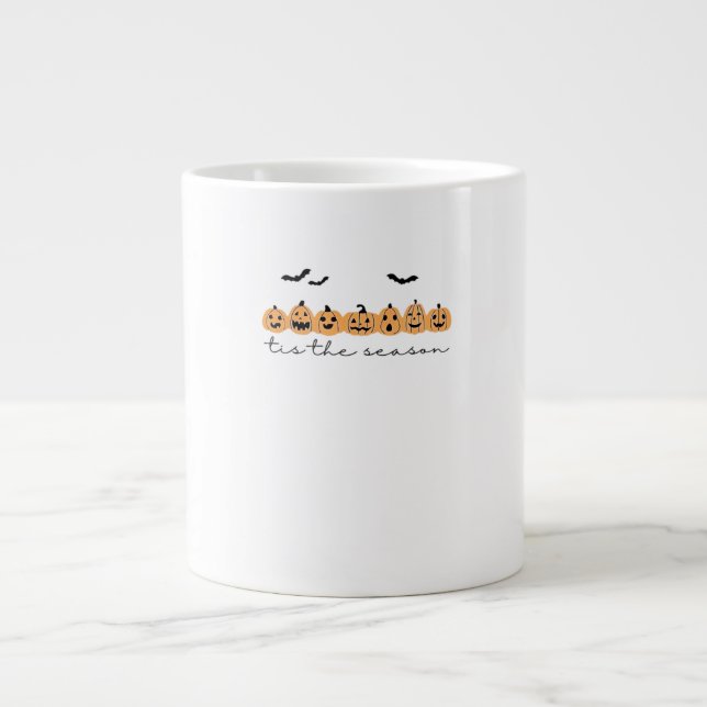 Tis The Season Halloween Spooky Season Halloween D Large Coffee Mug (Front)