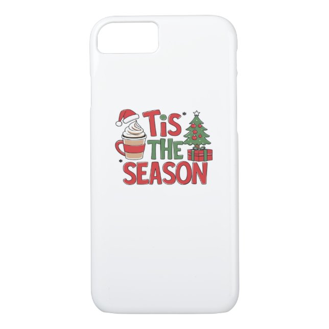 Tis The Season Holiday Cheer Christmas  Case-Mate iPhone Case (Back)
