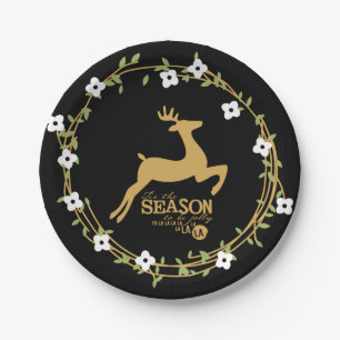 Tis the Season Holiday Paper Plate