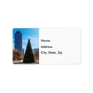 Tis The Season In Dallas Address Label