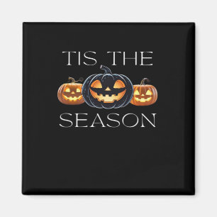 Tis The Season Jack O Lantern Funny Halloween Spoo Magnet
