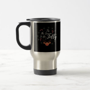 Tis The Season Jolly Travel Mug