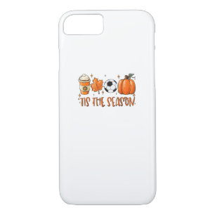Tis The Season Leaf Latte Autumn Football Case-Mate iPhone Case