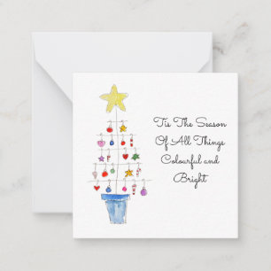 Tis The Season Little Christmas Tree Card