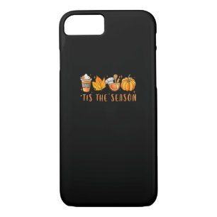 Tis The Season Lunch Lady Pumpkin Spice Fall Leave Case-Mate iPhone Case