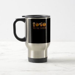 Tis The Season Lunch Lady Pumpkin Spice Fall Leave Travel Mug