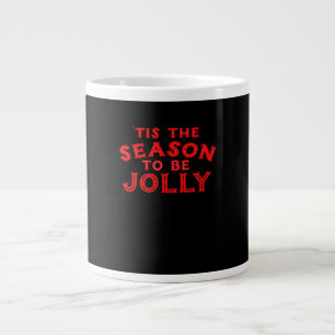 Tis The Season Merry Christmas Large Coffee Mug