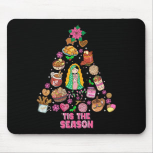 Tis The Season Mexican Christmas Feliz Navidad Xma Mouse Pad
