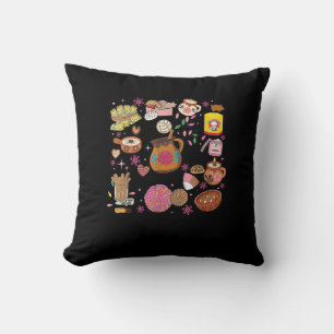 Tis The Season Mexican Christmas Tree Tamales Pan Throw Pillow