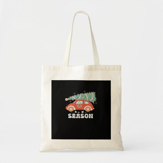 Tis The Season Minimal Clean Tote Bag (Front)