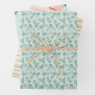 'Tis The Season Mix Wrapping Paper Sheet