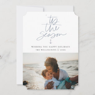 'Tis The Season Nautical Theme Holiday Photo