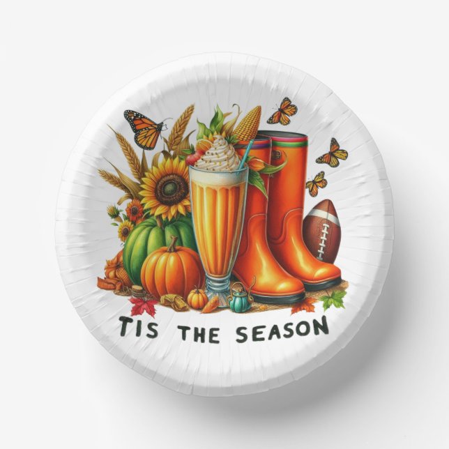 Tis the Season  Paper Plate (Front)