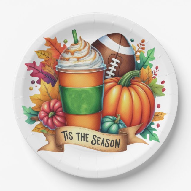 Tis the Season   Paper Plate (Front)