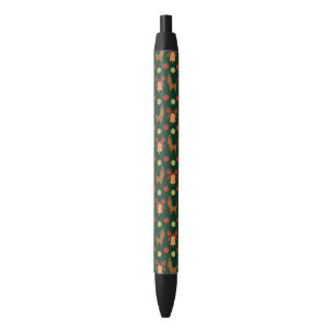 Tis the Season Pattern Black Ink Pen
