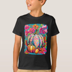 Tis The Season Pumpkin Autumn Fall Y'all Leaves Th T-Shirt