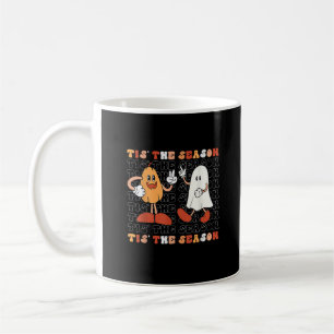 Tis The Season Pumpkin Boo 70s Halloween Costume Coffee Mug