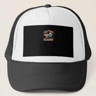 Tis The Season Pumpkin Fall Coffee Retro Trucker Hat