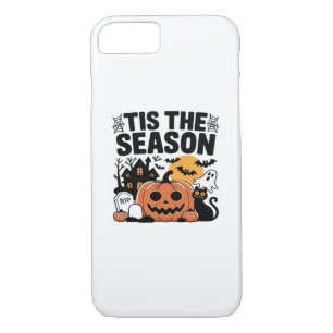 Tis The Season Pumpkin Halloween Fall Funny Cute T Case-Mate iPhone Case