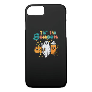 Tis The Season Pumpkin Latte Retro Halloween Fall Case-Mate iPhone Case