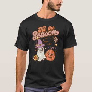 Tis The Season Pumpkin Spice Fall Autumn Halloween T-Shirt
