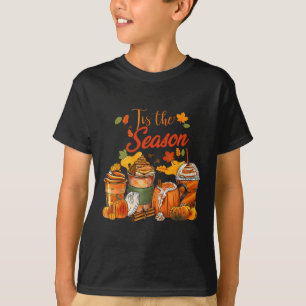 Tis The Season Pumpkin Spice Fall Autumn Halloween T-Shirt