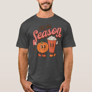 Tis The Season Pumpkin Spice Funny Fall Vibes Autu T-Shirt