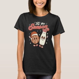 Tis The Season Retro Christmas 70s 80s Vintage Gro T-Shirt