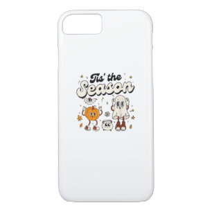 Tis The Season Retro Halloween Party Funny Boo Pum Case-Mate iPhone Case