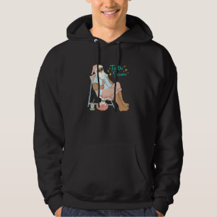 Tis the Season Retro Santa Christmas Hoodie