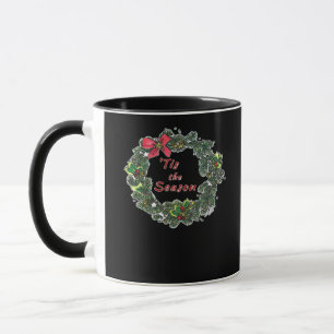Tis The Season Shadowed Mug