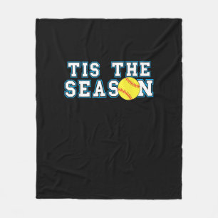 Tis The Season Softball Coach Creative Casual Fleece Blanket