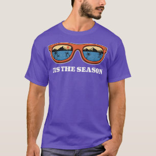 Tis the SEAson Summer Trip Tropical Travel Beach V T-Shirt