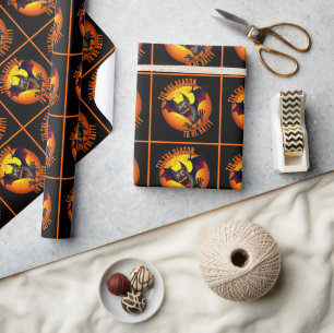 Tis the Season To Be Batty Vampire Bat Wrapping Paper