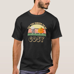 Tis The Season To Be Cosy Pumpkin Spice Latte Seas T-Shirt