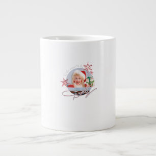 Tis The Season To Be Dolly Vintage Large Coffee Mug
