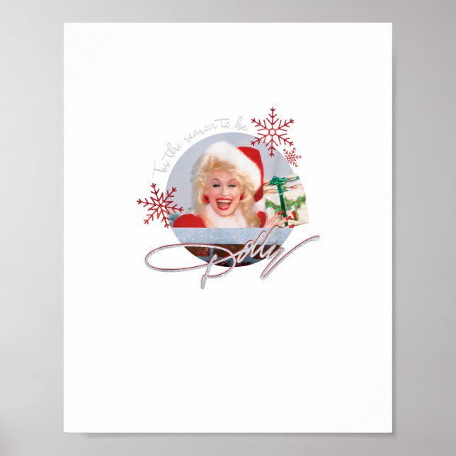 Tis The Season To Be Dolly Vintage Poster (Front)