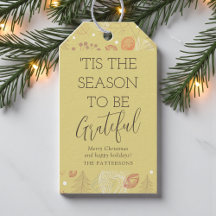 'Tis The Season To Be Grateful Christmas