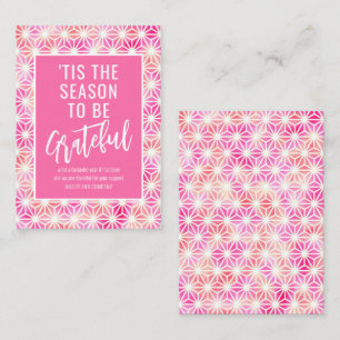 'Tis The Season To Be Grateful Corporate Christmas Card