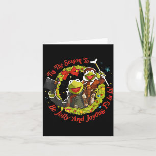 Tis The Season To Be Jolly And Joyous Christmas Card