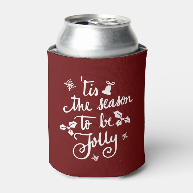 tis the season to be jolly can cooler (Can Front)