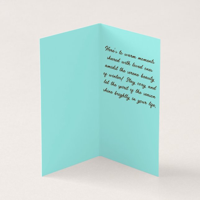 Tis the season to be jolly Christmas card (Inside)