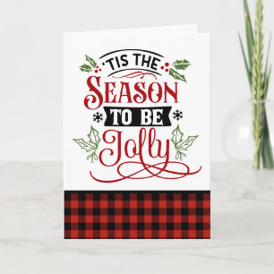 Tis the Season to be Jolly Holiday Card