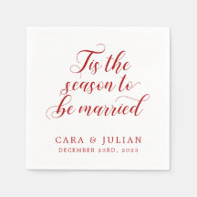 Tis The Season To Be Married Winter Wedding