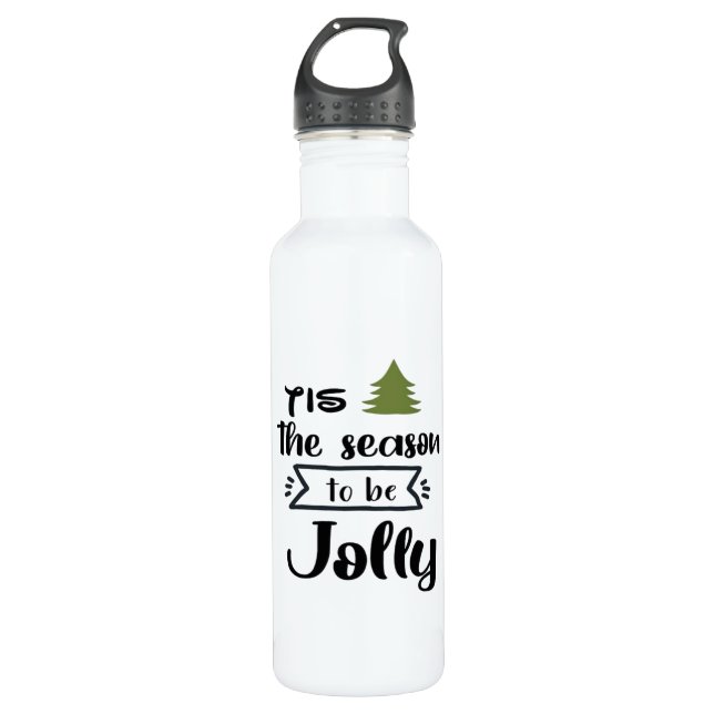 Tis The Season To Be New Year Celebration Minimal  710 Ml Water Bottle (Front)