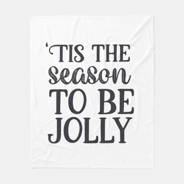 Tis The Season To Be New Year Celebration Retro Cl Fleece Blanket (Front)