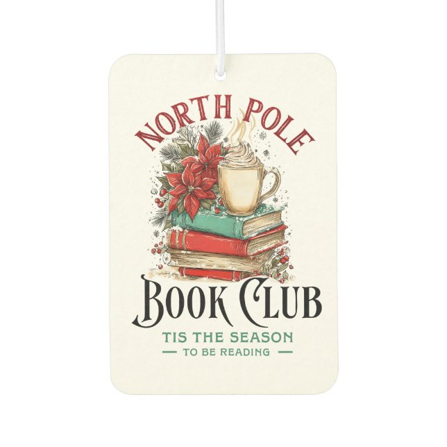 'Tis the Season to Be Reading  Air Freshener (Front)