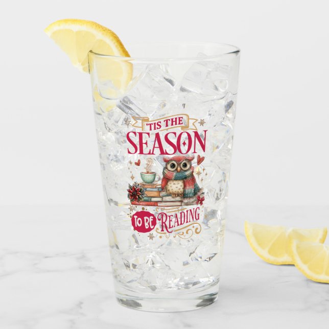 'Tis The Season to Be Reading  Glass (Front Ice)