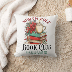 'Tis the Season to Be Reading Throw Pillow