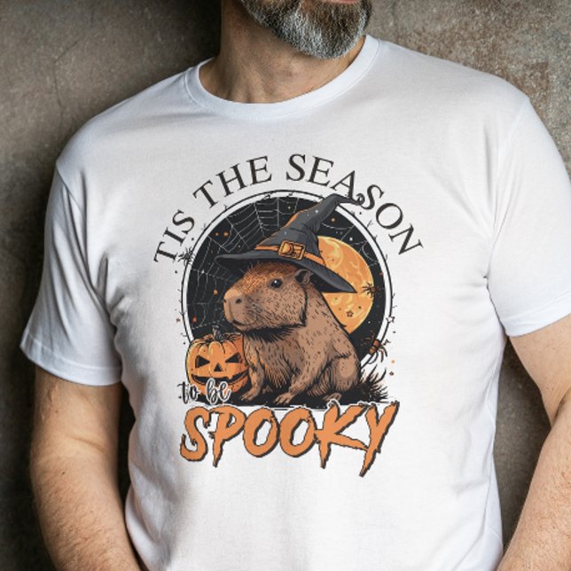Tis the season to be spooky Capybara Halloween fun T-Shirt (Creator Uploaded)